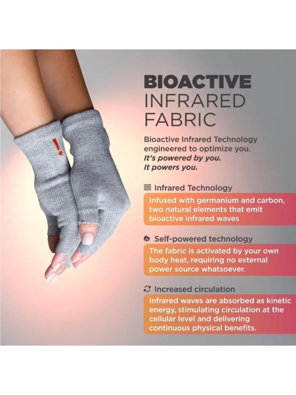 Comfortable Fingerless Circulation Gloves for Arthritis Relief & Joint Support